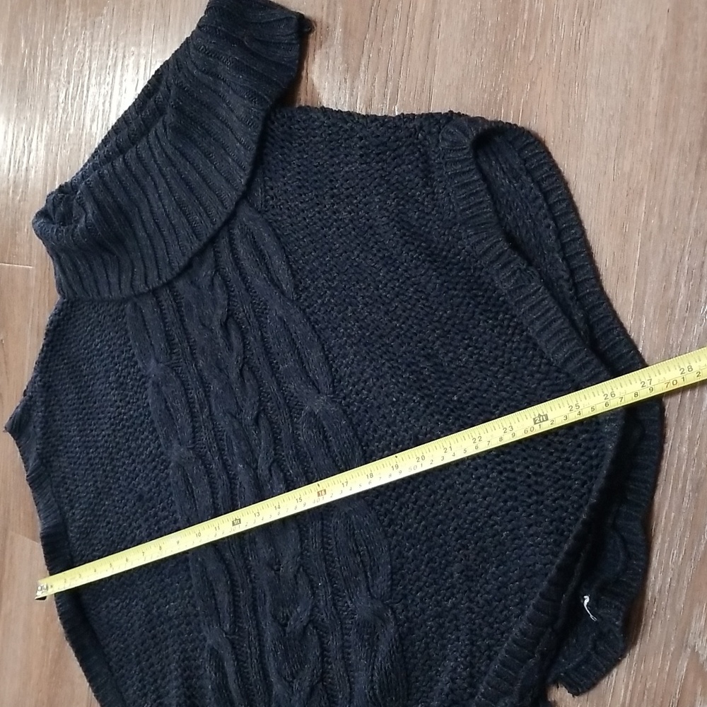 (M) Reitmans Oversized Cable Knit Sweater Cozy Cowl Neck Grannycore - Picture 5 of 7